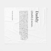 Definitie uw eigen, persoonlijk gepersonaliseerde  fleece deken (Voorkant (Horizontaal))