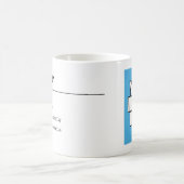 Definitie uw eigen, persoonlijk gepersonaliseerde  koffiemok (Center)