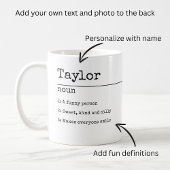 Definitie uw eigen, persoonlijk gepersonaliseerde  koffiemok