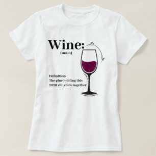 Definitie van 2020-wijnen t-shirt