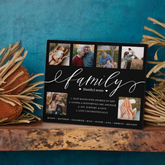 Definitie van aangepaste fotocollage in het archie fotoplaat (Zijkant)