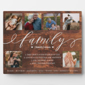 Definitie van aangepaste fotocollage in het archie fotoplaat (Voorkant)