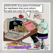 Definitie van achterhaald poster (Voorkant)