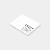 Definitie van achtertuin vogelaar - tuin vogelspot post-it® notes (Schuin)