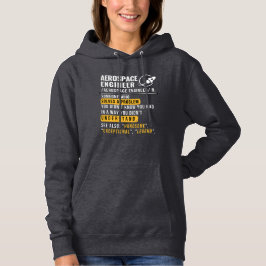 Definitie van Aerospace Engineer-trui Hoodie