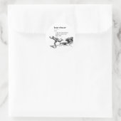 DEFINITIE VAN BEER CHASER RONDE STICKER (Tas)