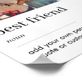 Definitie van Best Friend Photo Dictionary Poster (Hoek)
