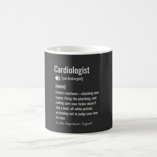 Definitie van cardioloog koffiemok (Center)
