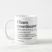 Definitie van chaocoördinator koffiemok (Links)