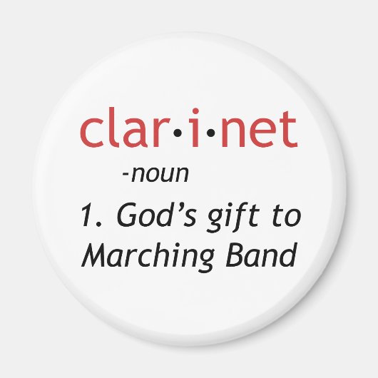 Definitie van Clarinet Magneet (Voorkant)