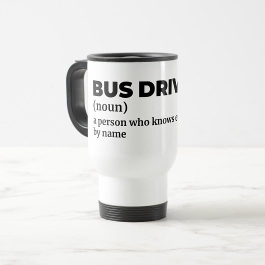 Definitie van Coach Bus Captain Reisbeker (Voorkant links)