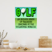 DEFINITIE VAN DE AFDRUKKING VAN HET GOLF-POSTER POSTER (Keuken)