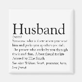 Definitie van de beste man ter wereld ooit magneet (Voorkant)