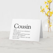 Definitie van de Beste Neef/Oom Ter Wereld Kaart (Gele Bloem)