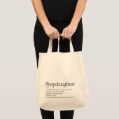 Definitie van de Beste Stiefdochter Ooit Ter Werel Tote Bag (Voorkant (product))