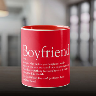 Definitie van de Beste Vriend Ter Wereld Ooit Rood Tweekleurige Koffiemok