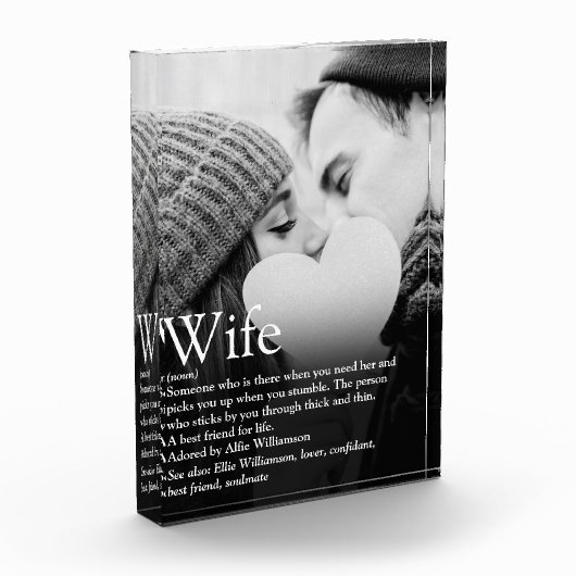 Definitie van de beste vrouw ter wereld ooit fotoblokken (Links)