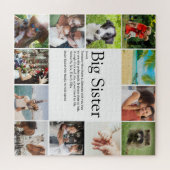 Definitie van de beste zus ter wereld 12 foto leuk legpuzzel (Horizontaal)