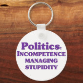 Definitie van de politiek sleutelhanger (Voorkant)