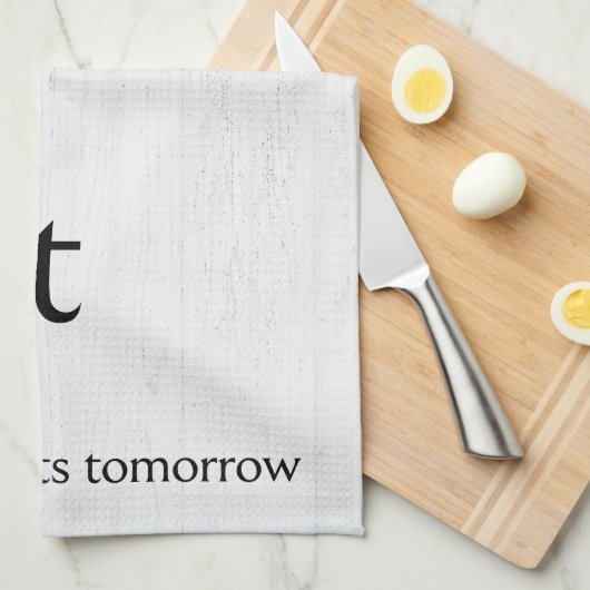 Definitie van dieet theedoek (Quarter Fold)