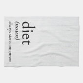 Definitie van dieet theedoek (Horizontaal)