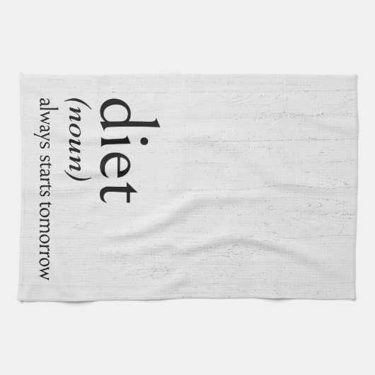 Definitie van dieet theedoek (Horizontaal)