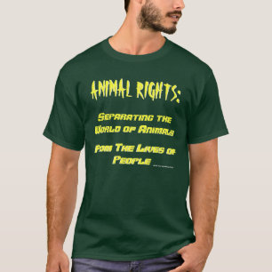 Definitie van dierenrechten t-shirt
