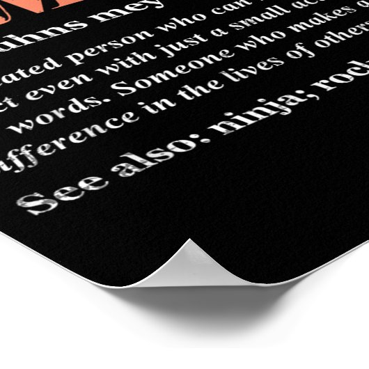 Definitie van Difference Maker Poster (Hoek)