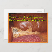 Definitie van door honden drink honden briefkaart (Voorkant / Achterkant)