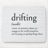 Definitie van DRIFTING Muismat (Voorkant)