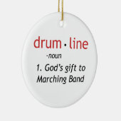 Definitie van Drumline Keramisch Ornament (Rechts)