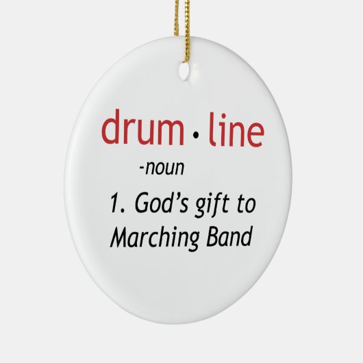 Definitie van Drumline Keramisch Ornament (Rechts)