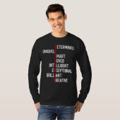 Definitie van dyslexie Bewustheid Interventionist  T-shirt (Voorkant volledig)