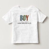Definitie van een Boy Funny T-shirt (Voorkant)