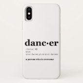 Definitie van een danser Case-Mate iPhone case (Achterkant)