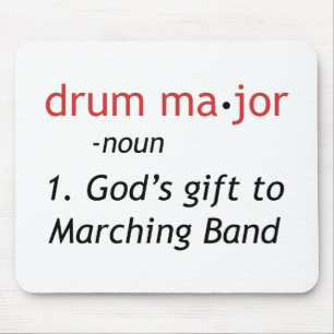 Definitie van een Drum Major Muismat