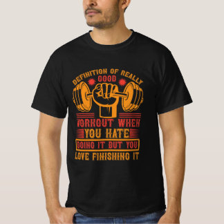 Definitie van een echt goede training – Grappige s T-shirt