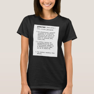 Definitie van een Genius T-shirt