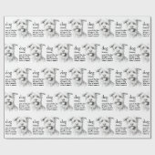 Definitie van een hond cadeaupapier (Vlak)