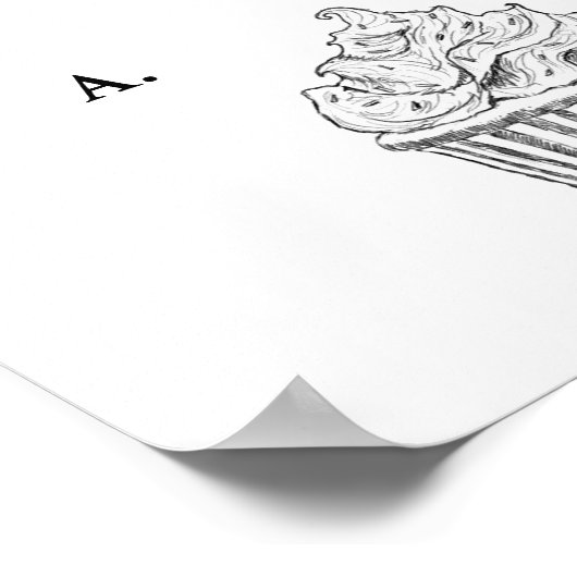 Definitie van een klein meisje poster (Hoek)