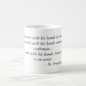 Definitie van een kunstenaar koffiemok (Center)