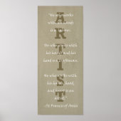 Definitie van een kunstenaar poster (Voorkant)