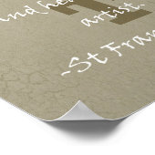 Definitie van een kunstenaar poster (Hoek)