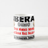 Definitie van een liberaal koffiemok (Center)