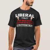 Definitie van een liberaal t-shirt (Voorkant)