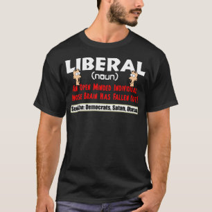 Definitie van een liberaal t-shirt