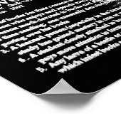 Definitie van een Poster met boekworm (Hoek)