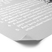 Definitie van een Poster met boekworm (Hoek)