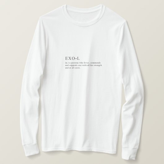 Definitie van EXO-L T-shirt (Design voorkant)