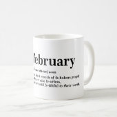 definitie van februari koffiemok (Voorkant rechts)